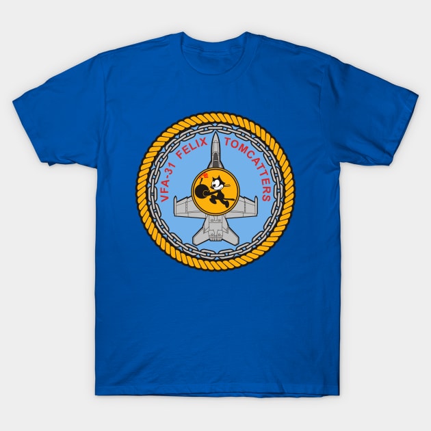 VFA-31 Tomcatters - F/A-18 T-Shirt by MBK